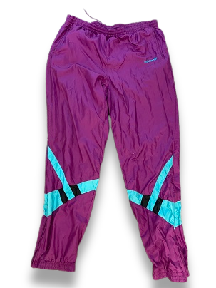 Vintage Adidas purple shell trouser size XL weighnpayclothingstore