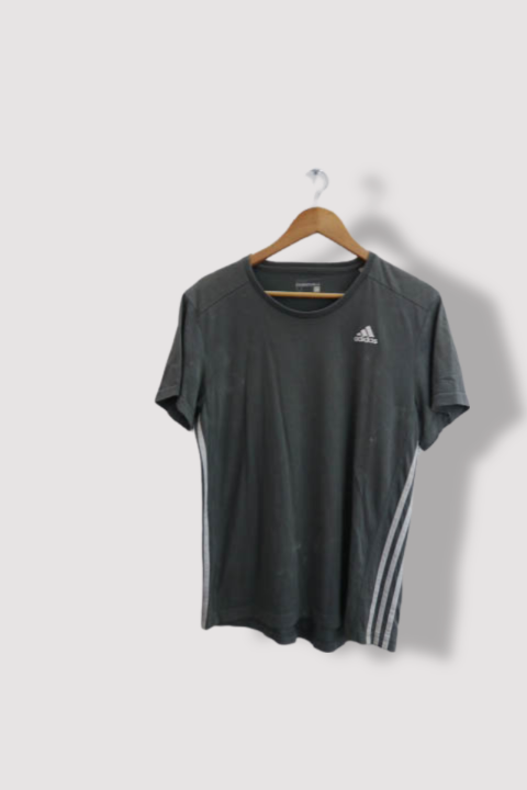 Vintage Adidas Climalite sport essential grey medium mens tees