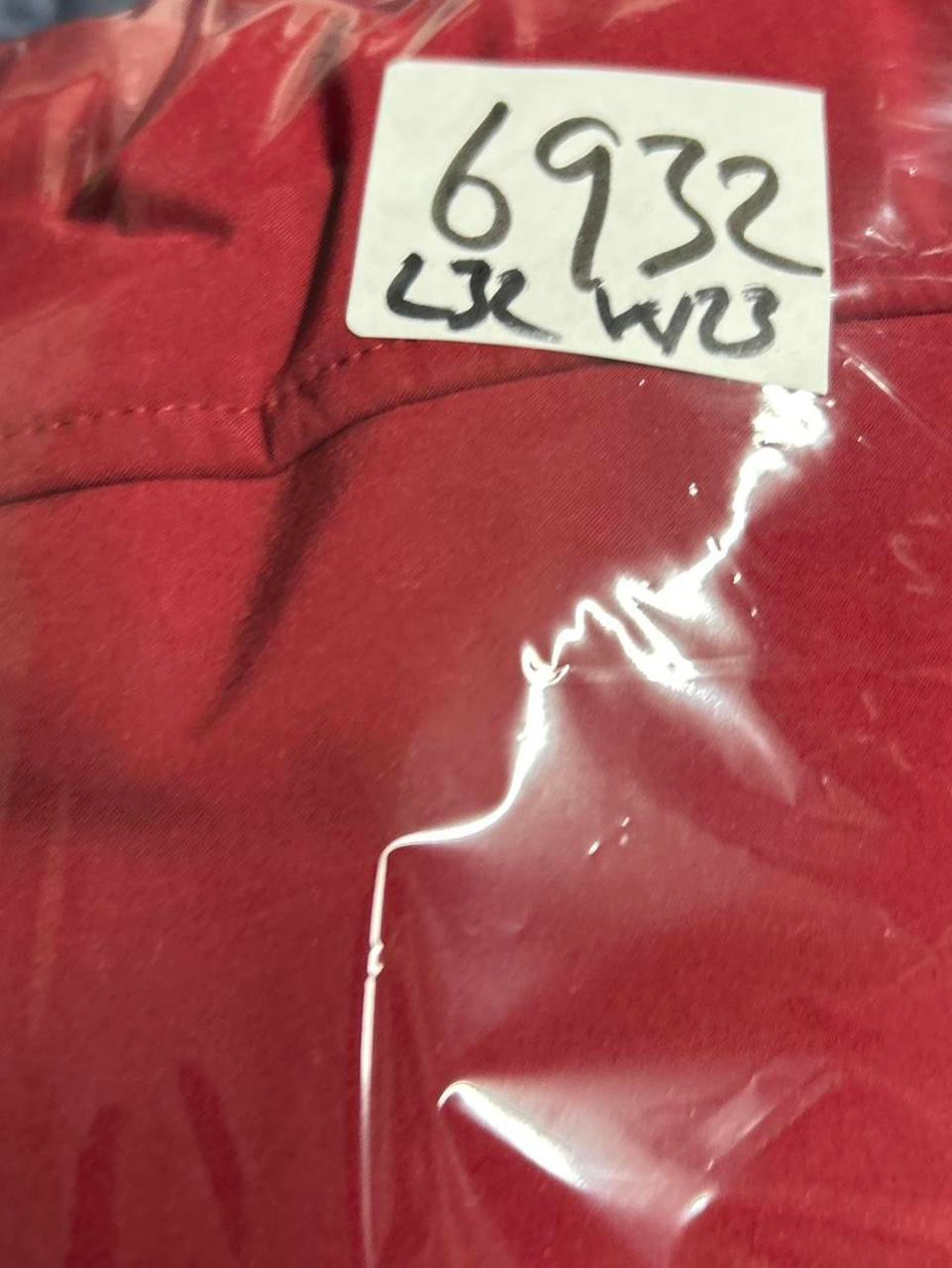 Vintage French Connection Women's Red Parka Jacket, Fleece-Lined 2-Layer Coat, Size XL - SKU 6932