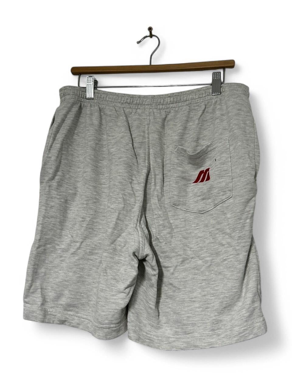 Mizuno Shorts Men's  L Charcoal Gray Performance Gym Shorts Sku 6957 L10 W32