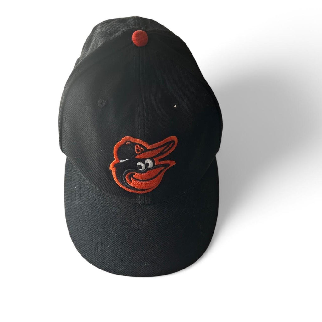 Baltimore Orioles black baseball hat with orange logo #MLB #Orioles sku 6810