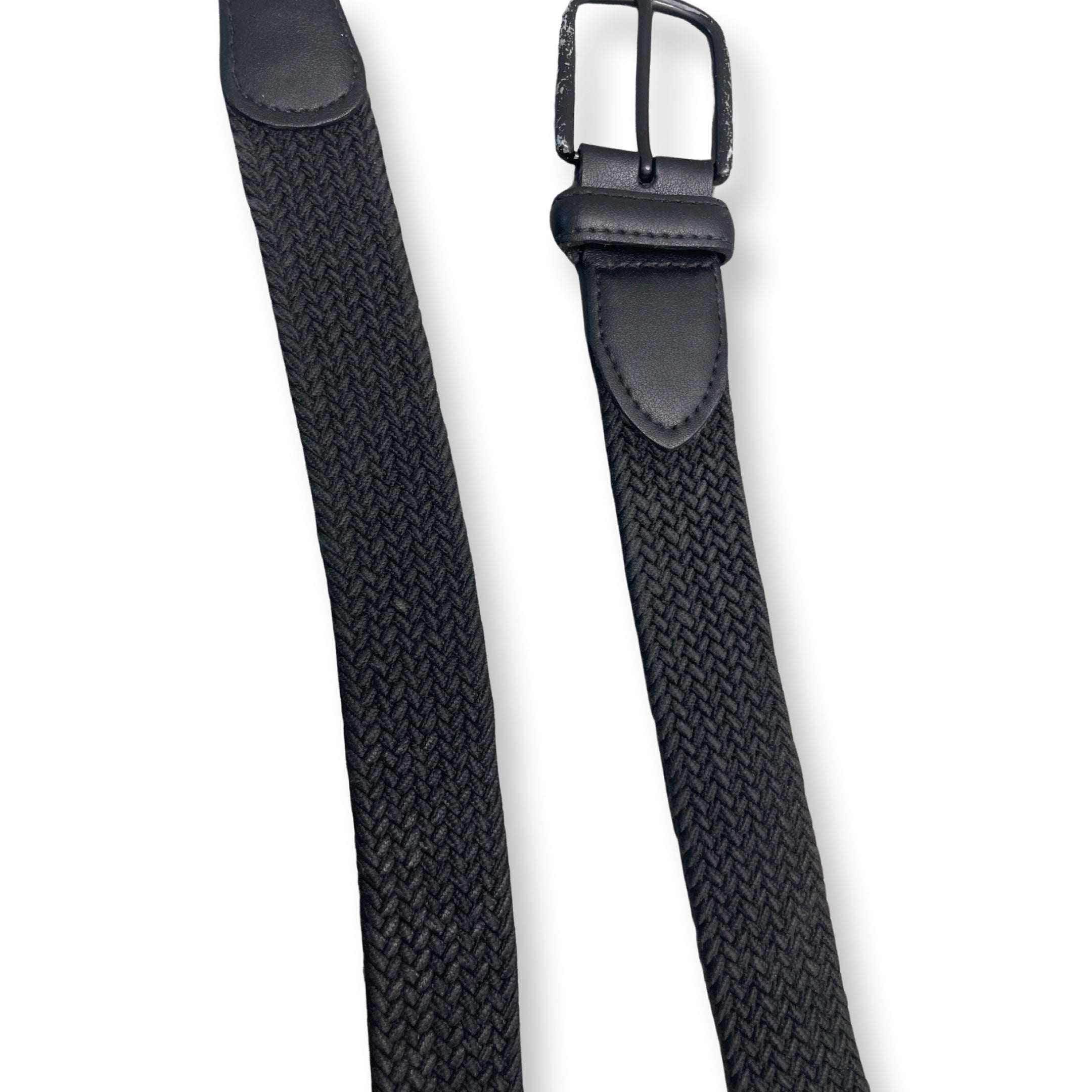 Rubynee Vintage y2k elastic braid black belt size small