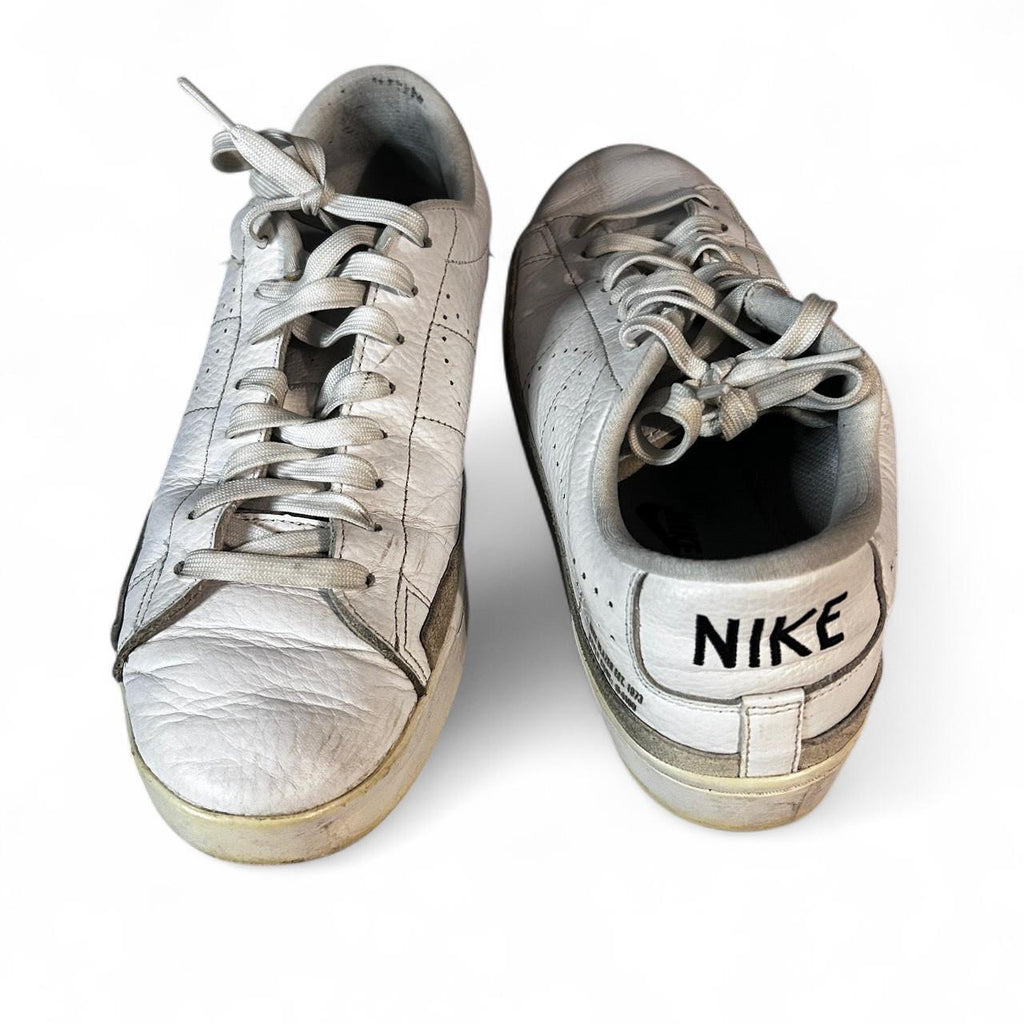 Nike Blazer Low X men's white leather trainers Size uk 8.5 SKU 6977