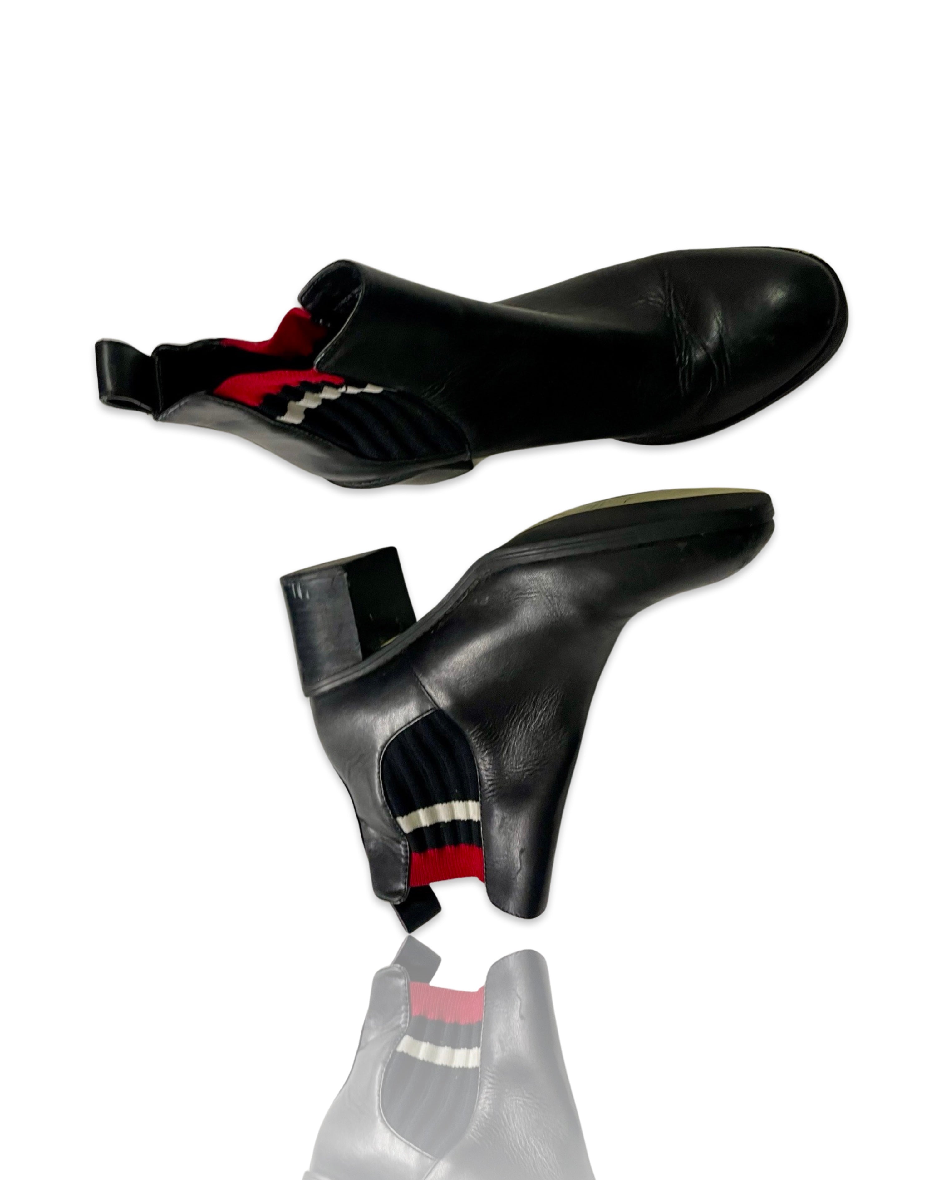 Cliche Vintage| Vintage Black CALVIN KLEIN Womens Boots UK 6 SKU 4080