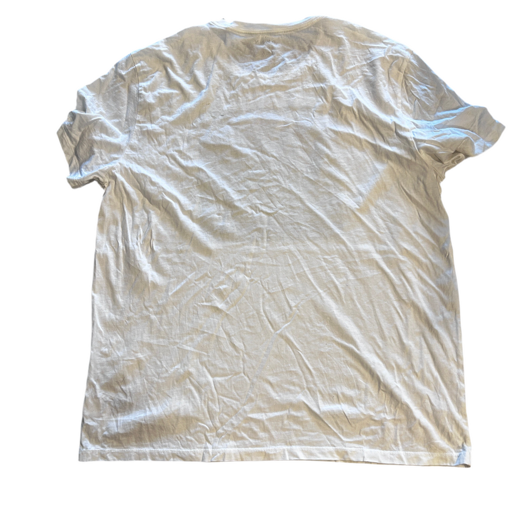 Men’s Cotton DKNY T-Shirt White Big Logo Mens Size XL