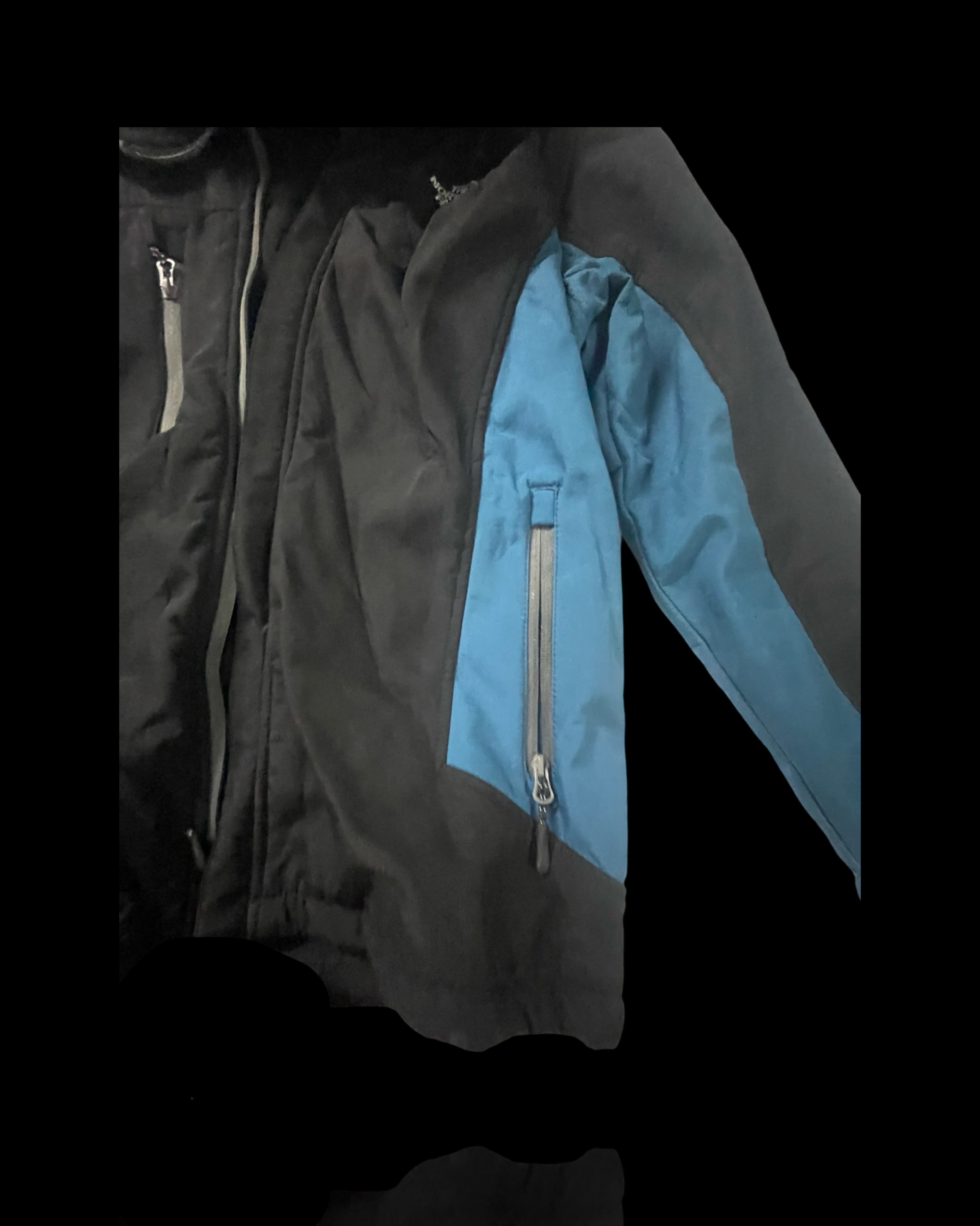 The North Face  Women's Blue insulated HOODED WINDBREAKER Jacket SKU 4153