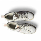 White Puma trainers with pink accents and a chunky sole #lifestyle in uk size 5 USA 6C sku 6899