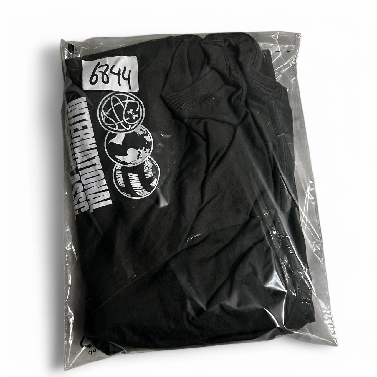 Under Armour Shirt Mens medium Gray Green International Hooping SKU 6844