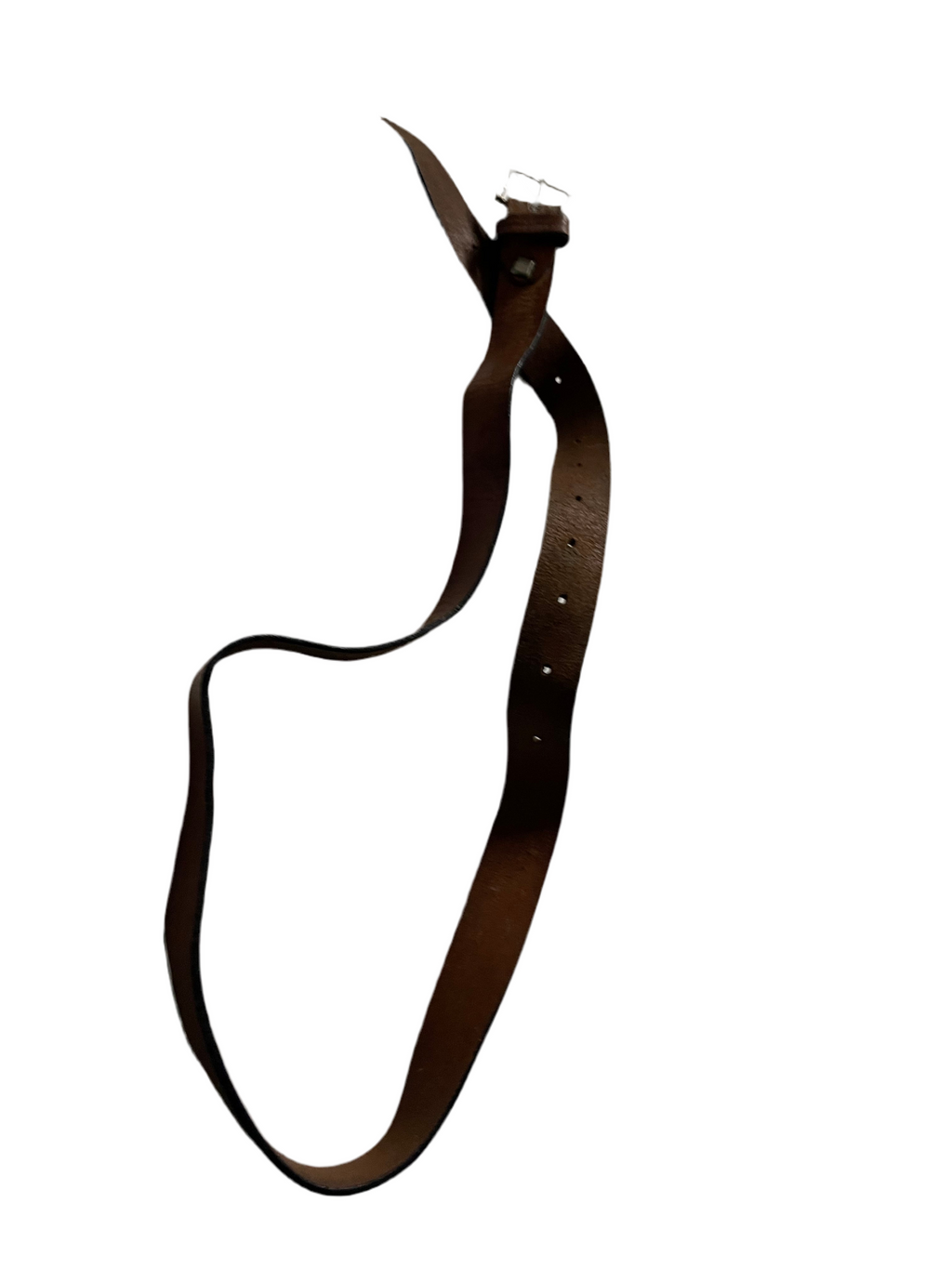 Vintage brown genuine leather belt | L44| SKU 4488