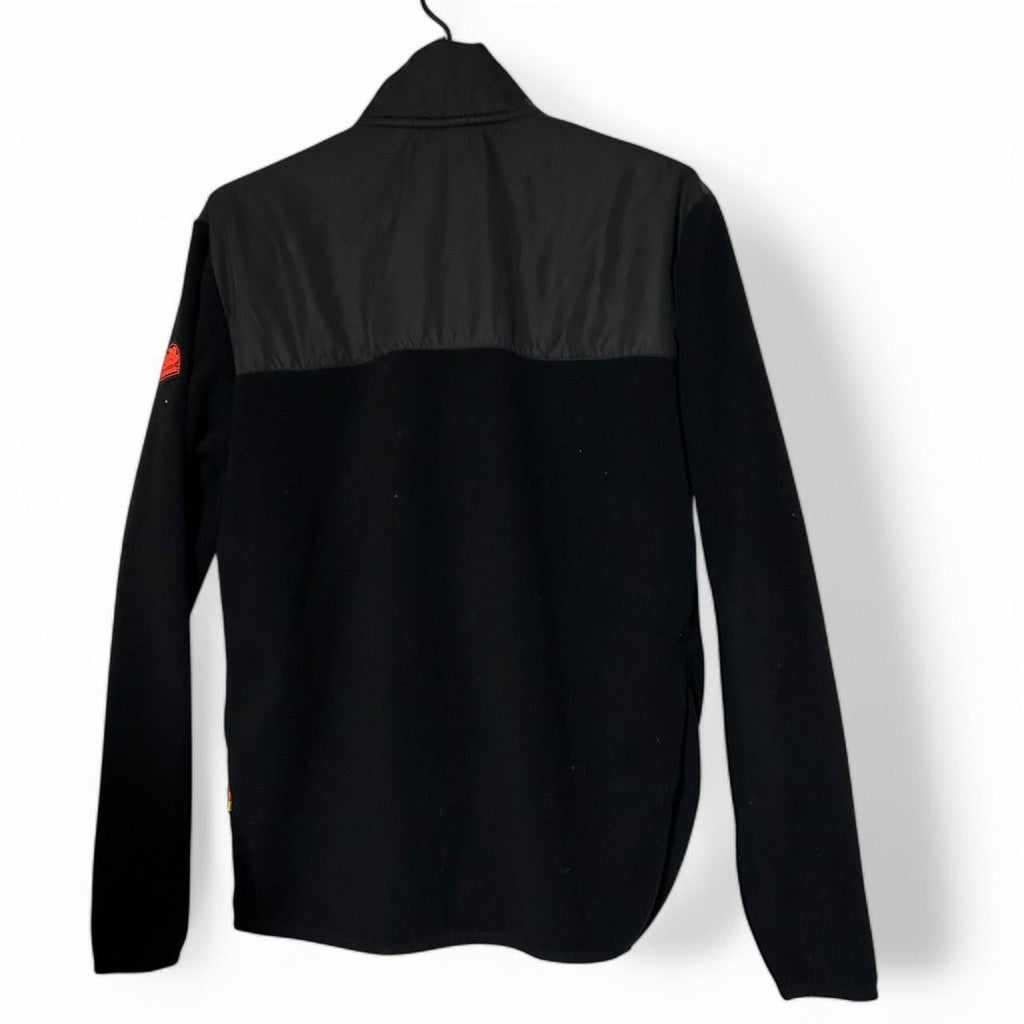 Sundek Black zip-up fleece jacket with red accents #fleecelove L29 W20 sku 6890 in xs