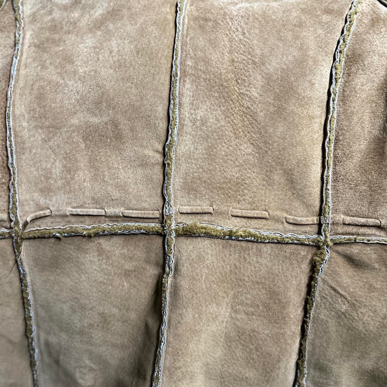 Vintage Y2K WOMEN Topshop Size Brown Suede Penny Lane Afghan Coat Jacket Boho Hippy in XL/L l35 w25 SKU 6921