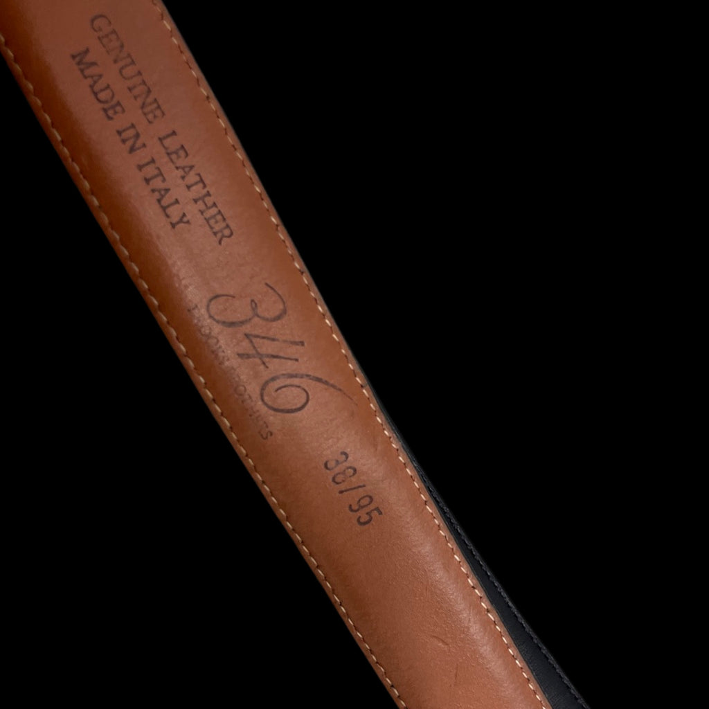 Rubynee Vintage y2k mens made in italy leather brown belt