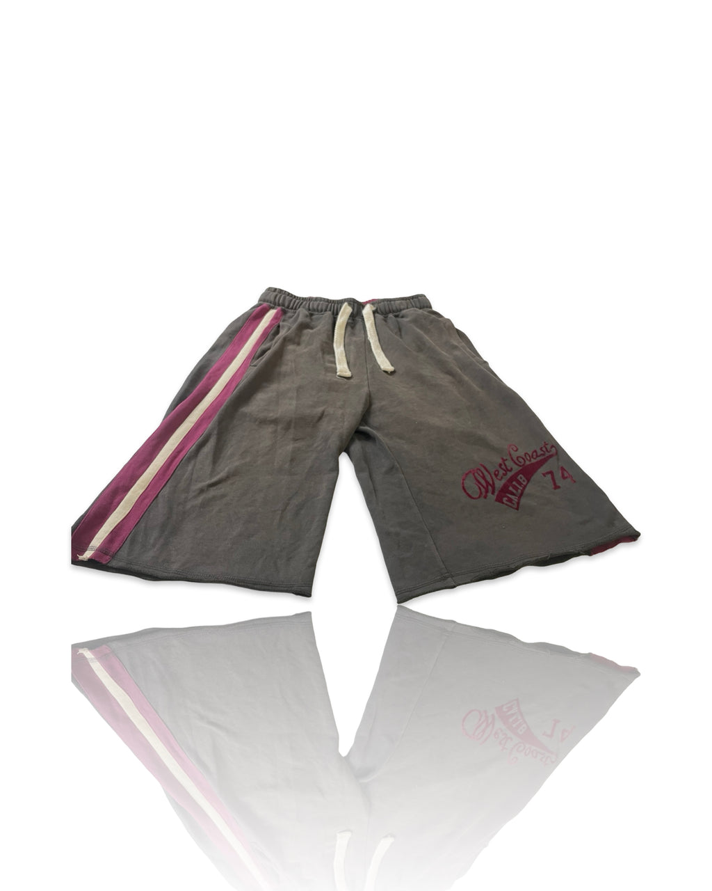 Vintage  faded y2k west coast grey track-pant in size small W28 L12|SKU 4248