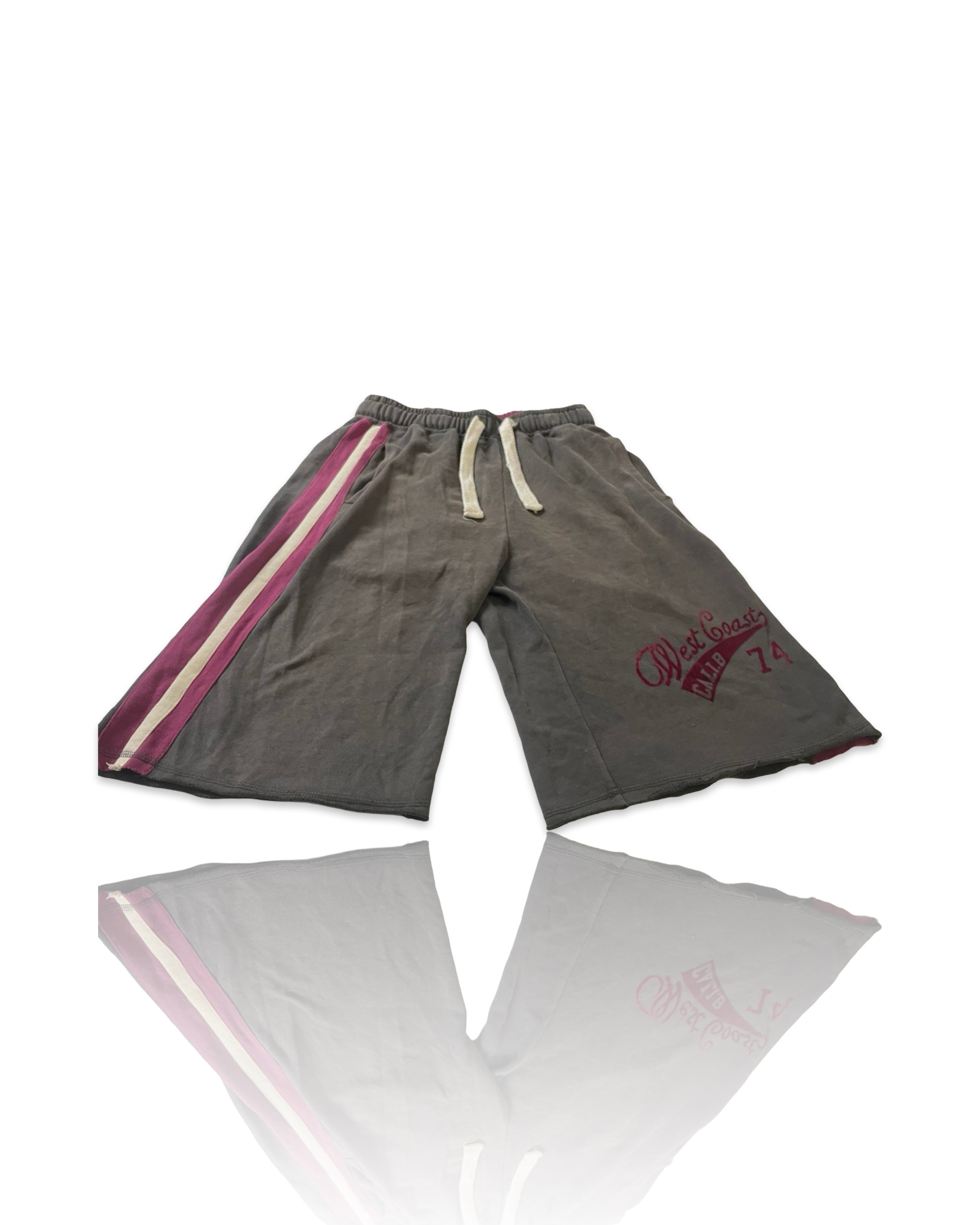 Vintage  faded y2k west coast grey track-pant in size small W28 L12|SKU 4248