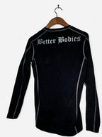 Men’s Black and white Berghaus long sleeve thermal top #outdoorwear in size small L 27 W 17 SKU 7007