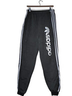 Adidas Men’s Sweatpants Grey  Athletic Black Tapered Unisex in S L32 W28 SKU 6964