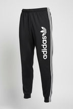 Adidas Men’s Sweatpants Grey  Athletic Black Tapered Unisex in S L32 W28 SKU 6964