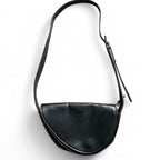 Zara shoulder Bags Woman Wide Single Half MoonLeather Chest Bags Woman Fashion. Sku 6865
