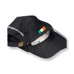 Rubynee Vintage y2k Ireland baseball black cap with st.john grogery crest design