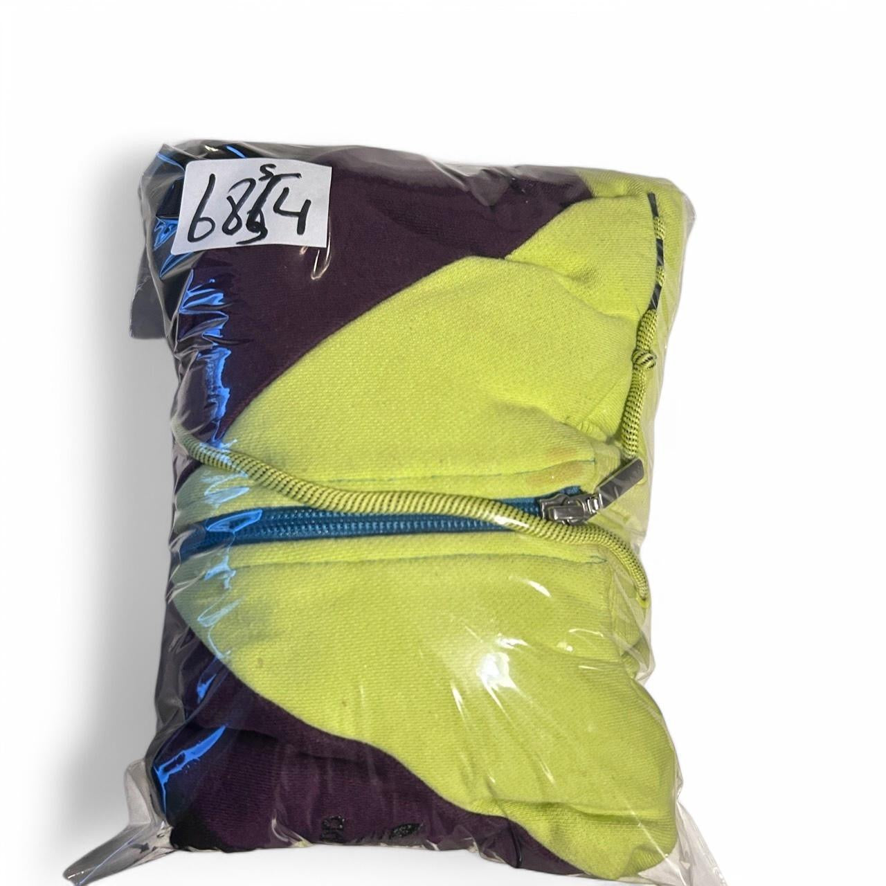 Vintage Adidas Multi Color block Full Zip Up Women’s hoodie in Large SkU 6854