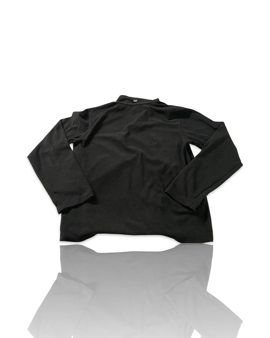 Cliche Vintage| Vintage Black Regatta Montes Mens Golf Half Zip Fleece Jacket Pullover Jumper Top