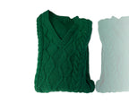 Super Soft  womens Crew Sweater in Green size small to medium |SKU 4231