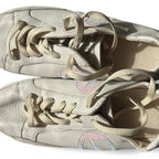 Soludos Ibiza Platform Casual Sneakers Women's Size 6 UK M, White Leather Shoes