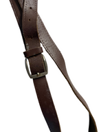 Vintage men's Calvin Klein Jeans black leather belt| L43| SKU 4485