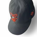 Baltimore Orioles black baseball hat with orange logo #MLB #Orioles sku 6810
