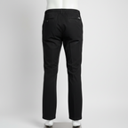 Kenneth Cole Womens Pants Size 31 Black Solid Cropped Straight Leg Slacks Cotton L30 W31 SKU 6962