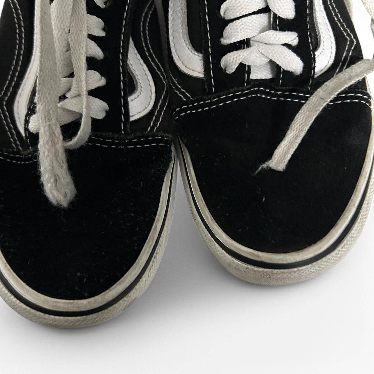 8.5 !US Women Vans Old Skool Skate Shoes Sneakers Black Suede Men 6 UK SKU 6876