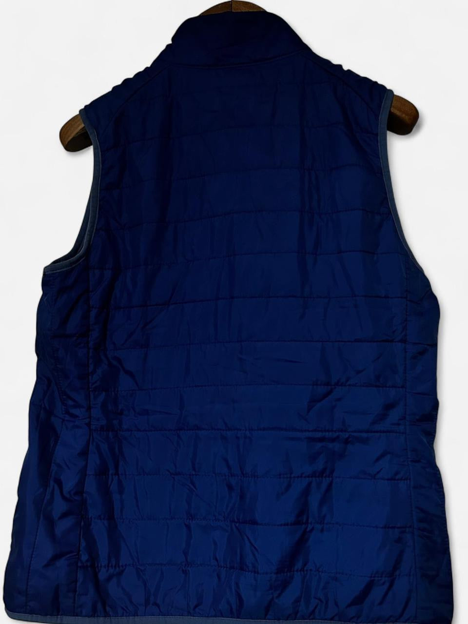 Women’s Core365 Blue lightweight nylon gilet with zip up front and pockets #outdoor in size medium  L 27 W 19 SKU 7024
