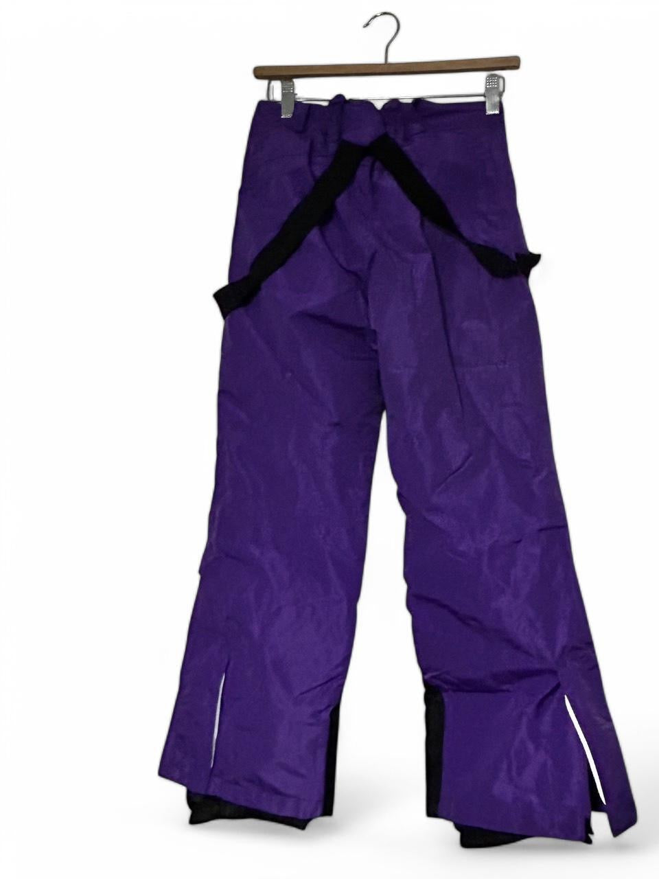 Crivit Children's Ski Trousers Girls Size 10-12 Purple Water-Repellent W24L28 SKU 6956