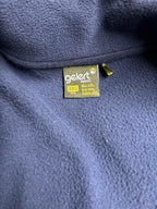 Navy blue Gelet fleece jacket with red zipper #fleecejacket SKU 6938 L 34 W 28 size 3XL