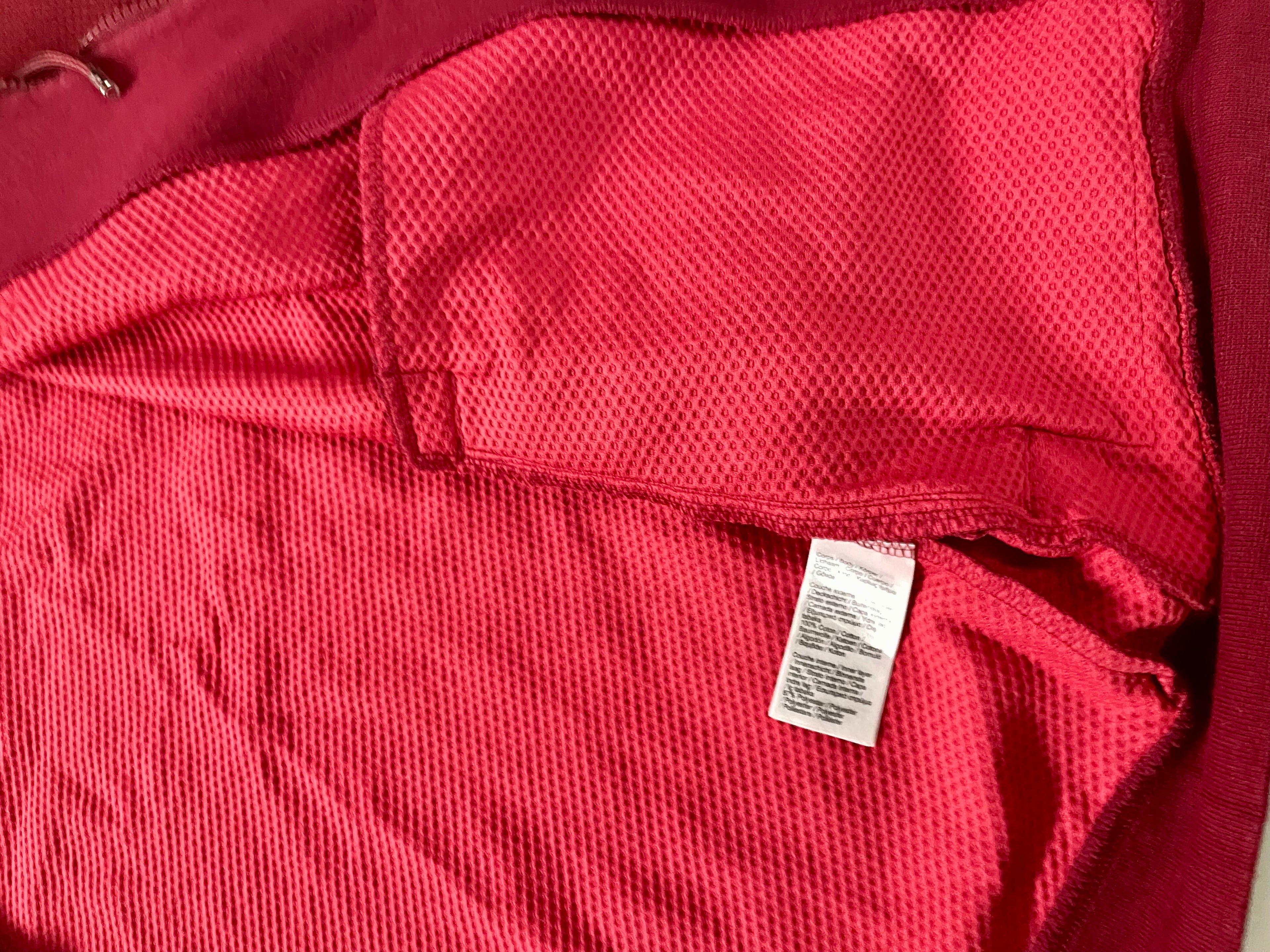 Cliche Vintage| Vintage Women's red Lacoste LACOSTE vintage hooded jacket | Women’s hoodie 00s 90s full zip sport sweater | Cozy warm classic sweatshirt jumper for women men | Large Size