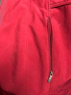 Vintage French Connection Women's Red Parka Jacket, Fleece-Lined 2-Layer Coat, Size XL - SKU 6932