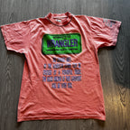 1990s Wrangler pink and green vintage t-shirt clothing in medium sku 7007