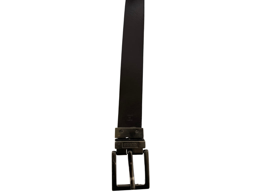 Vintage Guess black leather mens belt size M