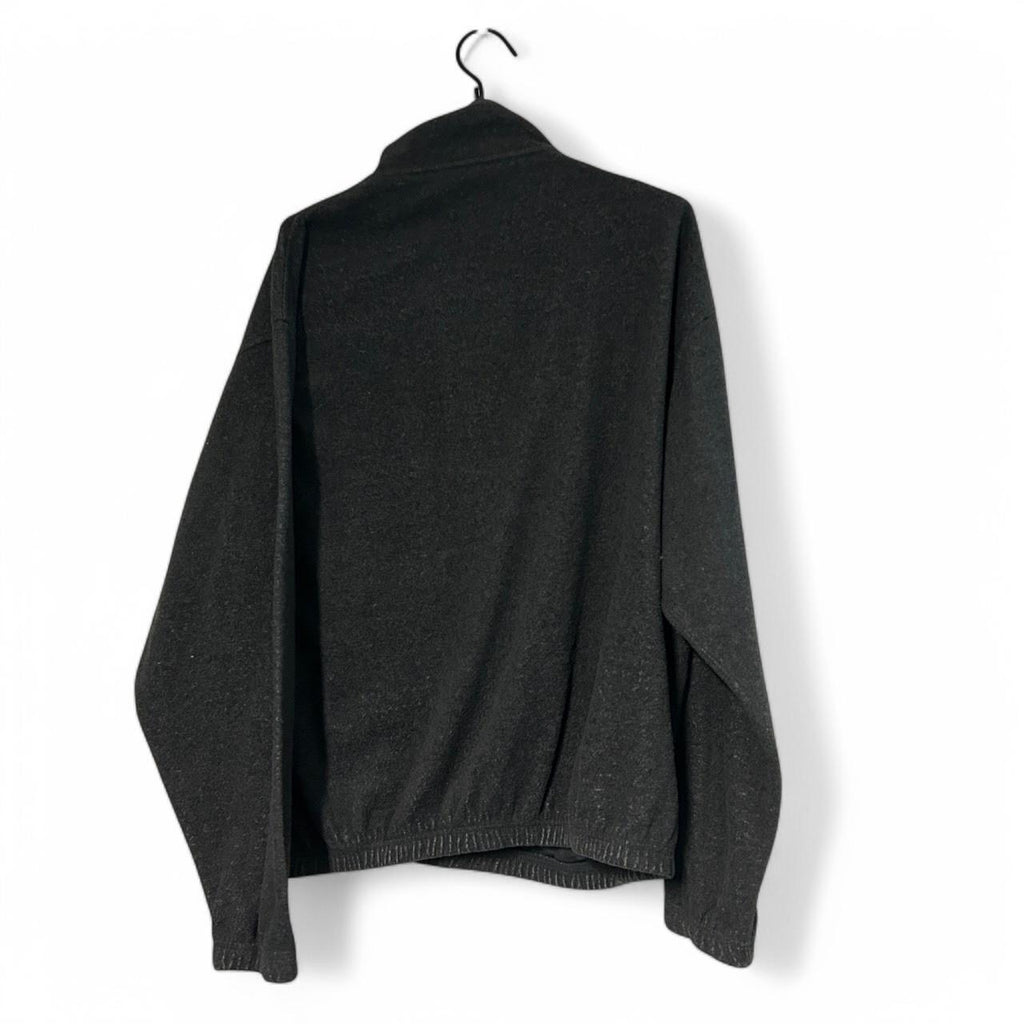 Vintage Weatherproof Garment Co. Men's Dark Gray Fleece Full-Zip Jacket with Pockets, Size XL - SKU 6869