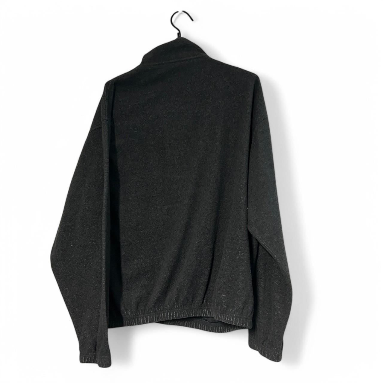 Vintage Weatherproof Garment Co. Men's Dark Gray Fleece Full-Zip Jacket with Pockets, Size XL - SKU 6869