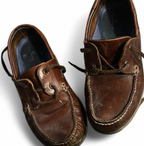 BLUE HARBOUR MEN'S BROWN LEATHER LACE UP LOAFER SHOES SIZE UK 9 EU 43/44VGC SKU 6745