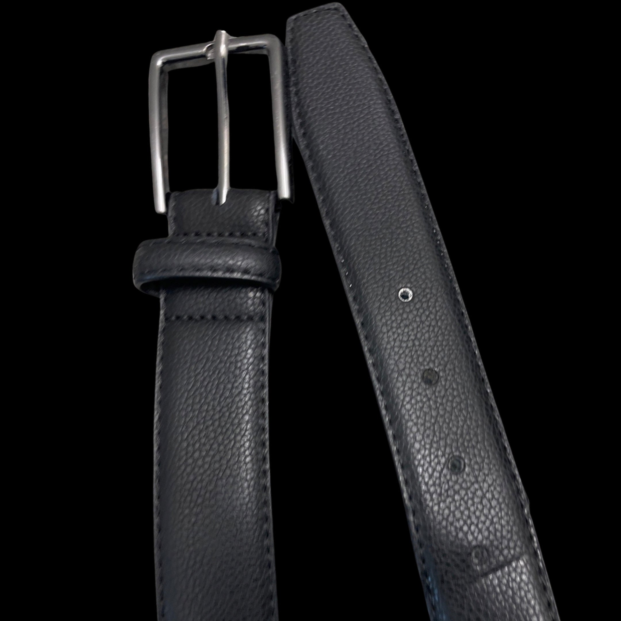 Rubynee Vintage y2k black leather mens belt