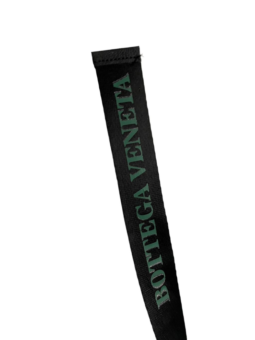 Vntage Bottega Veneta elastic Belt in Green/Black with triangle buckle| L44| SKU 4487