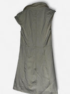 Urban outfitters Cream zip-up hoodie dress with stretchy material, zipper and hood #hoodiedress L 29 W 11 is size XS SKI 7022