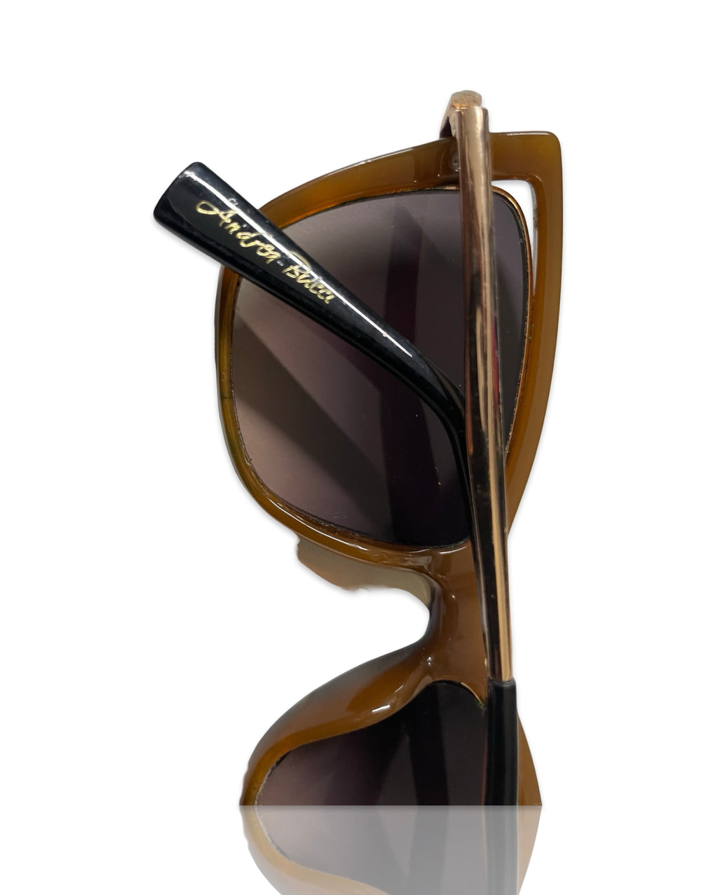 vintage Andrea bucci Women's Brown Sunglasses  |SKU 4205