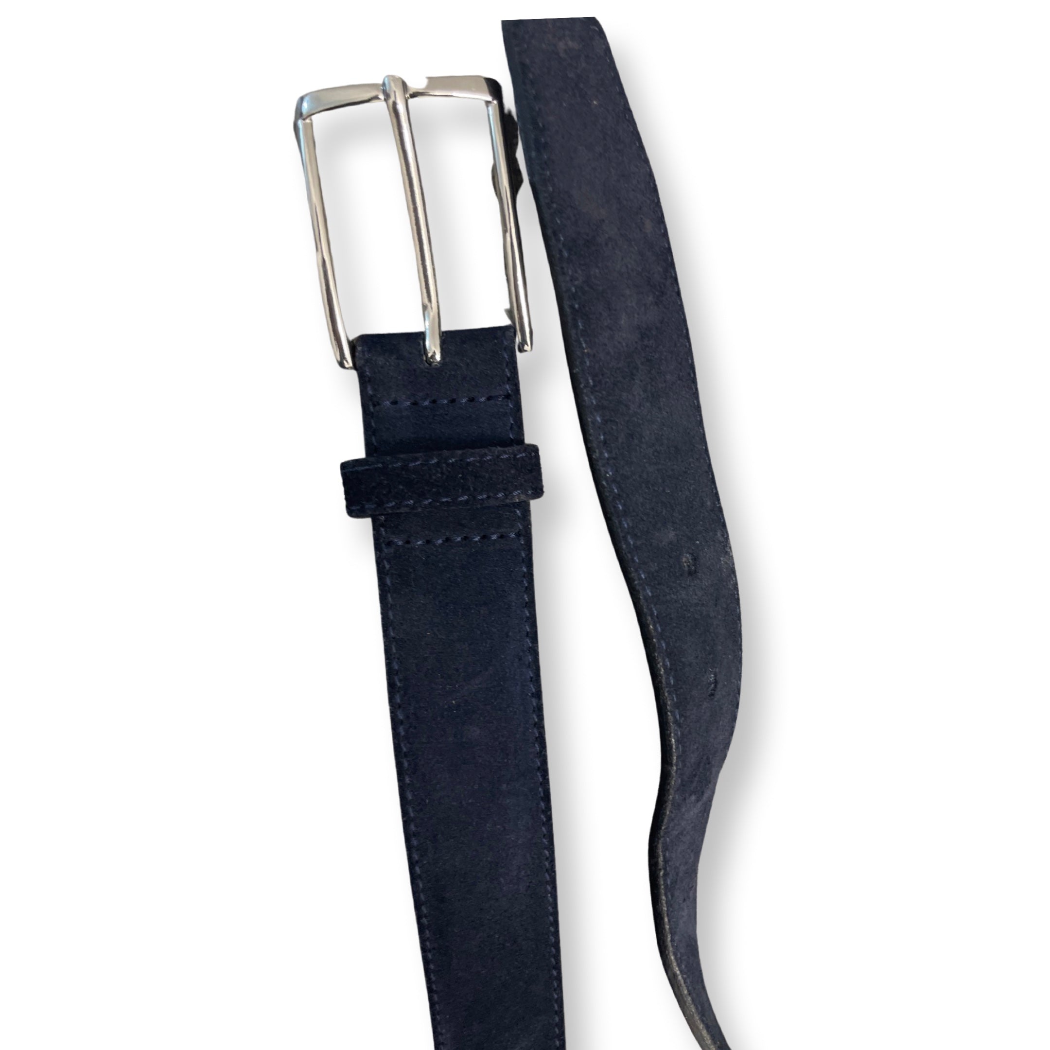 Rubynee Vintage y2k mens blue suede belt