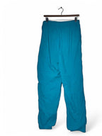 Blue nylon Maier sportswear pants with drawstring waist #90s W28 L32 SKU 6963