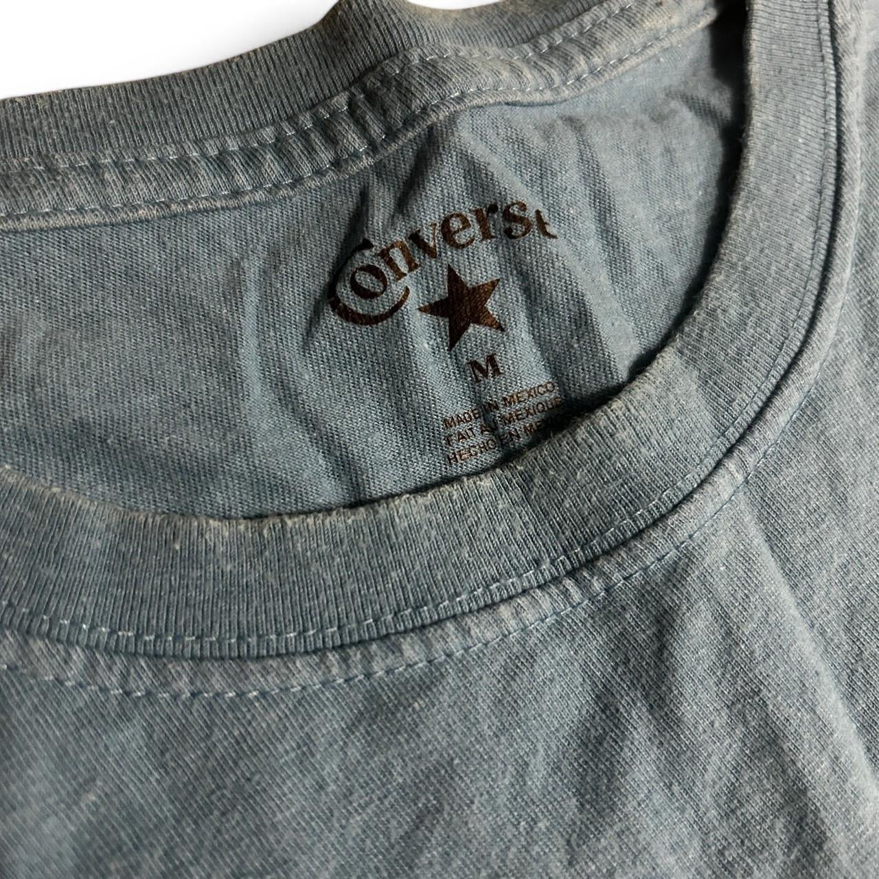 Converse Chuck Taylor All Star graphic blue t-shirt #Converse #Tshirts men’s blue in seize medium sku 6837