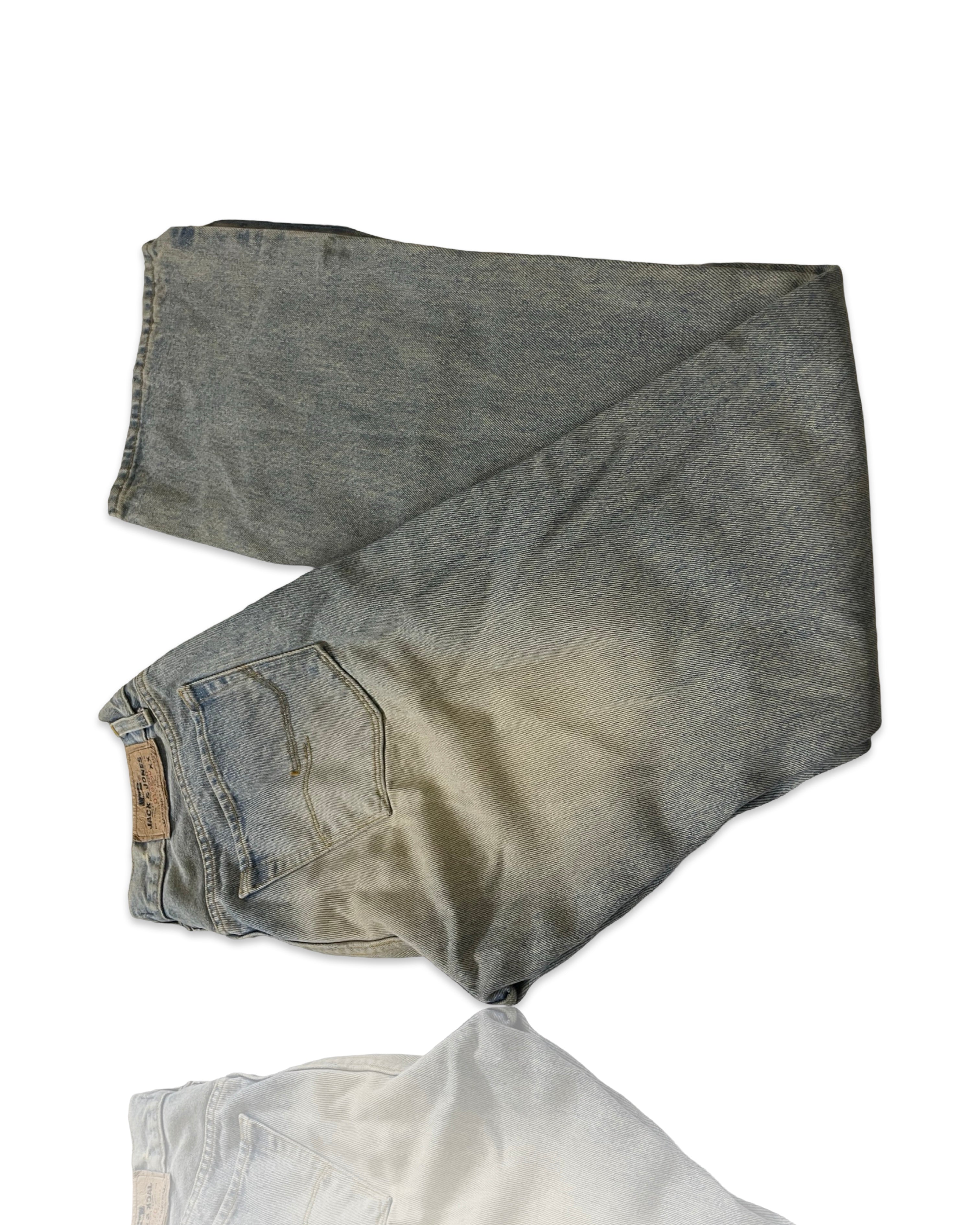Vintage Jack and Jones Blue Wash Distressed  Jeans  L34 W30 |SKU 4256