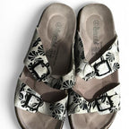 BJORNDAL Womens Fun Floral Sandals Shoes - Sz 39  US 8.5 uk 7